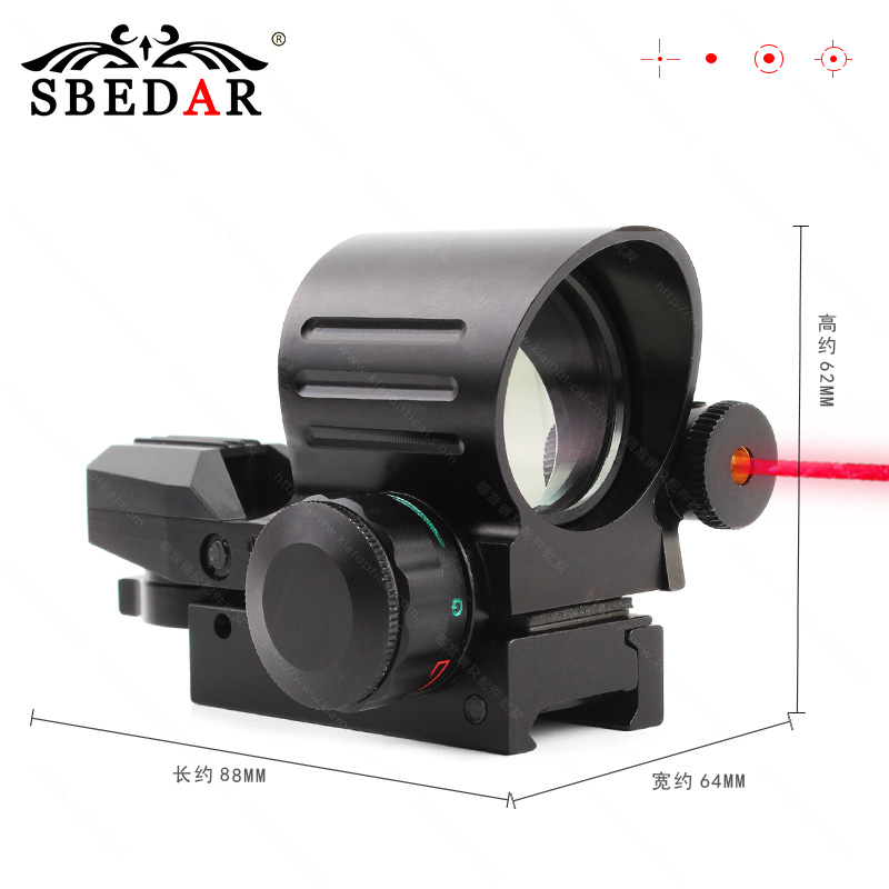 JH900C四变点带全息圆筒内红点隐形瞄准镜