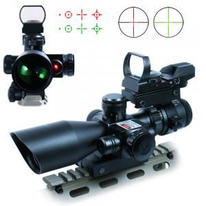 2.5-10x40全息组合瞄准镜红绿激光光瞄组合镜