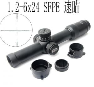 1.2-6x24SFPE速瞄霍克分化制锁带蜂窝罩